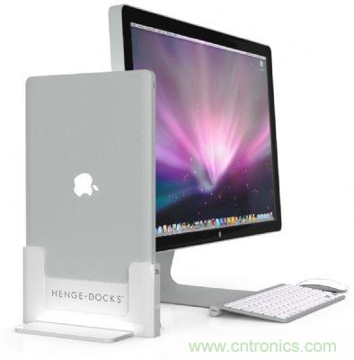 Henge Docks為針對MacBook Air設(shè)計(jì)的外接設(shè)備功能擴(kuò)充基座