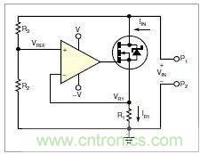 圖1：MOSFET的電阻變化，功能上像是一只可變電阻