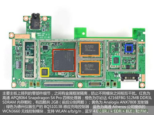 谷歌平板新一代Nexus 7拆解