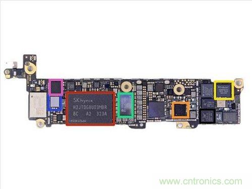 土豪金iPhone 5S拆解：內(nèi)部結(jié)構(gòu)升級(jí)，維修難度增加