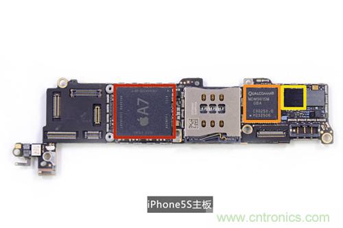 土豪金iPhone 5S拆解：內(nèi)部結(jié)構(gòu)升級(jí)，維修難度增加