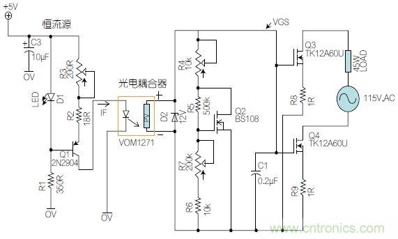 圖1：基于有源器件的線性區(qū)域進(jìn)行功率控制。