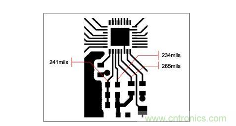 一個緊湊的PCB布局，寄生效應(yīng)會對電路產(chǎn)生影響。