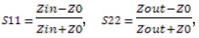 輸入阻抗的對(duì)應(yīng)關(guān)系