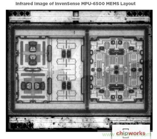 InvenSense的MPU-6500組件紅外線影像