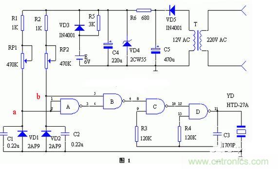 超溫及降溫報警器電路設(shè)計