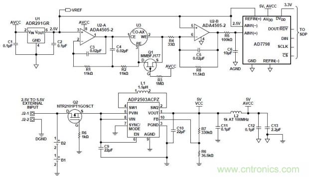 低功耗、單電源的電化學(xué)傳感器有毒氣體探測(cè)器