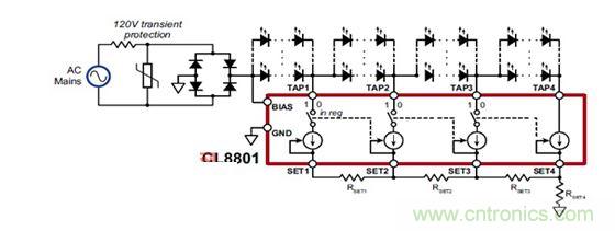 無電解電容電源系統(tǒng)的原理圖