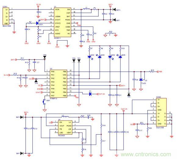 移動(dòng)電源電路的三種設(shè)計(jì)方案，哪個(gè)技高一籌？