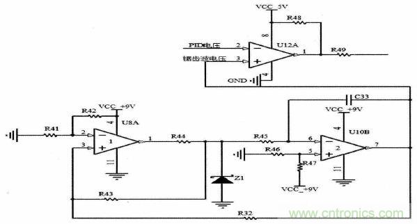 氣體傳感器PID恒溫控制電路