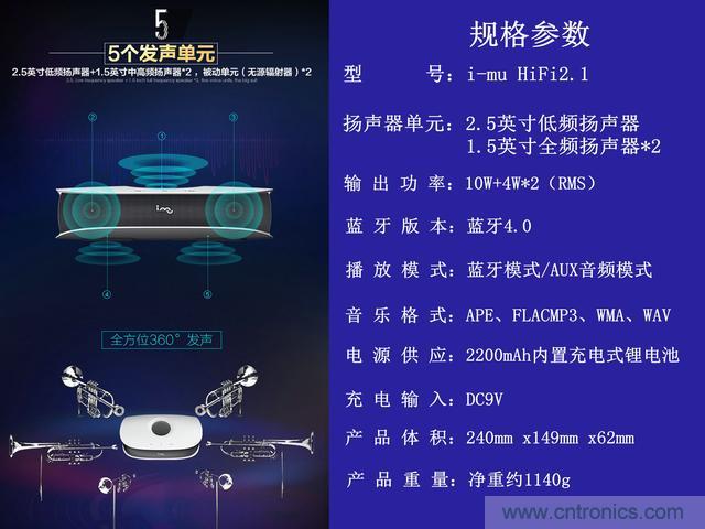 創(chuàng)意無限，品味好聲音！幻響小貝HIFI 2.1震撼來襲