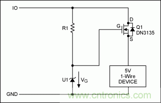 為5V 1-Wire®從器件提供過壓保護(hù)