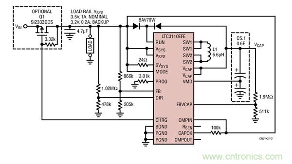 雙向 DC/DC 穩(wěn)壓器和超級電容器充電器設計要點