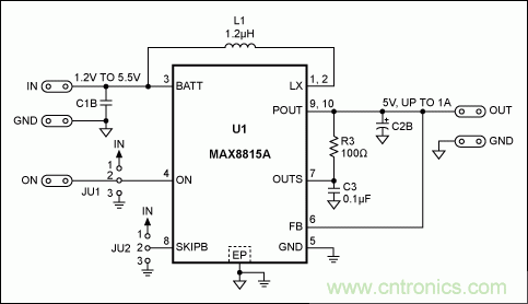 Li+電池供電、低壓高亮度(HB) LED解決方案