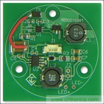 MR-16 LED驅(qū)動器和用于脈沖LED冷卻器供電的5V輔助電源