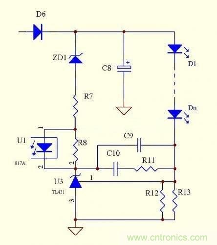 LED驅動電源：3個電路巧妙利用TL431來恒流！