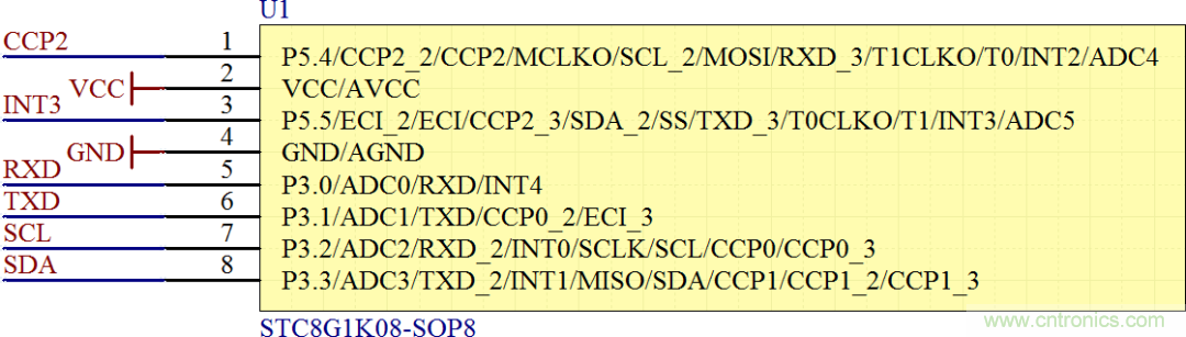 基于STC8G1K08信標(biāo)信號板設(shè)計(jì)