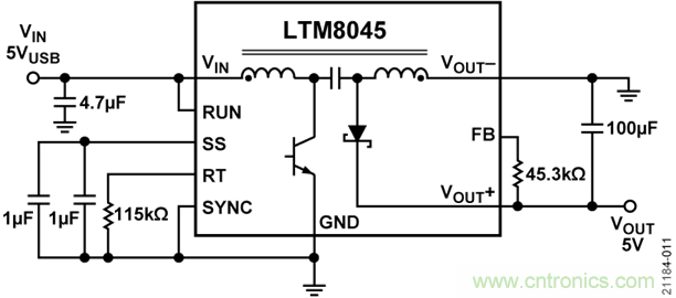 USB供電、915MHz ISM無線電頻段、具有過溫管理功能的1W功率放大器