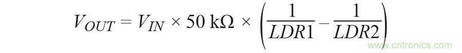 你有沒有試過用儀表放大器測量兩個(gè)光源的相對強(qiáng)度？