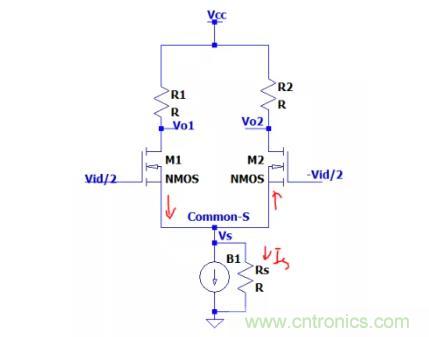 關(guān)于差分輸入電路和共模信號，差模信號關(guān)系的理解