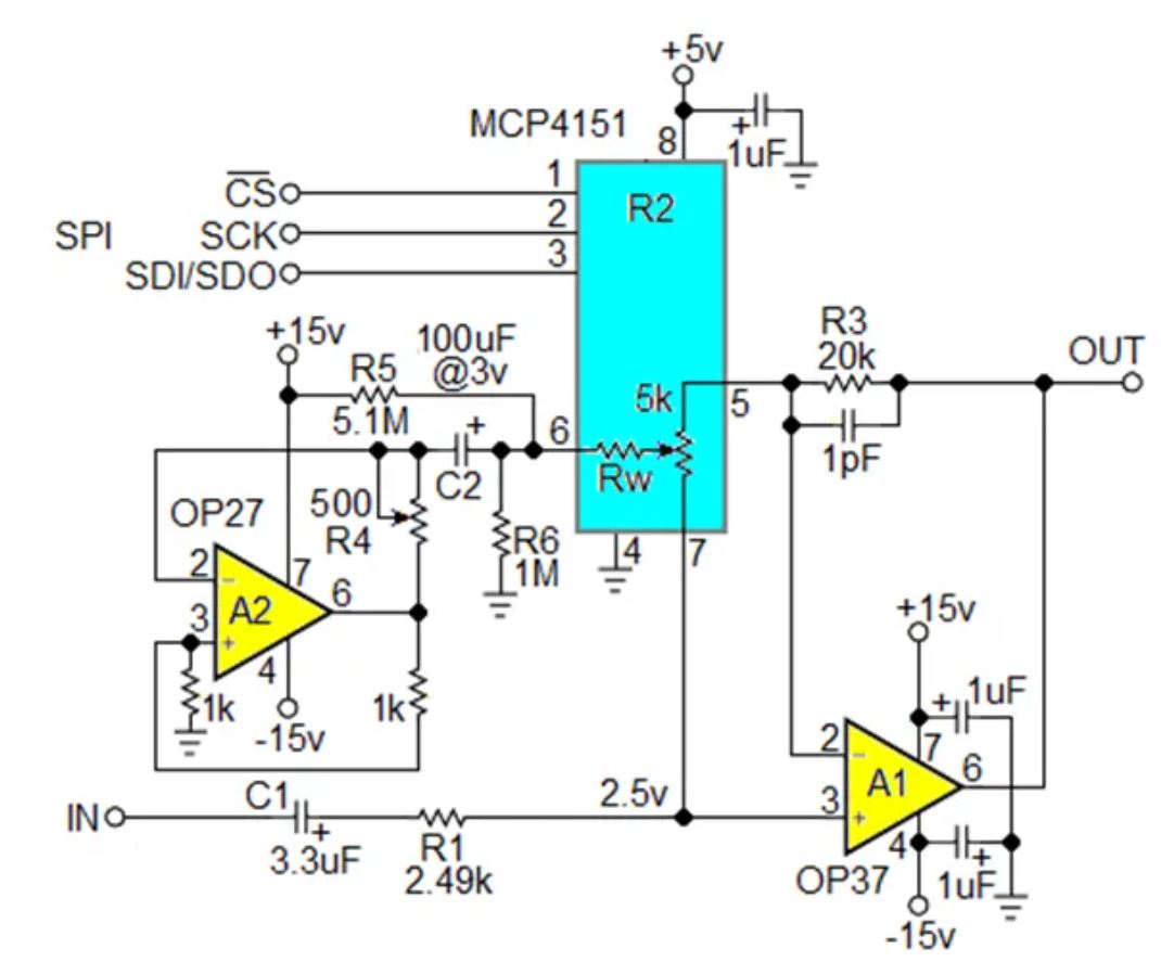 數(shù)字電位器能否代替電路中的機械電位器？