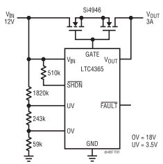 為敏感電路提供過壓及電源反接保護(hù)！