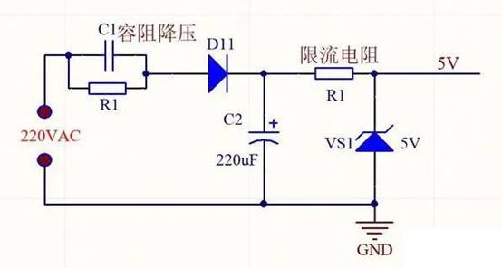 220V直接串聯(lián)電阻降壓5V能給手機充電嗎？